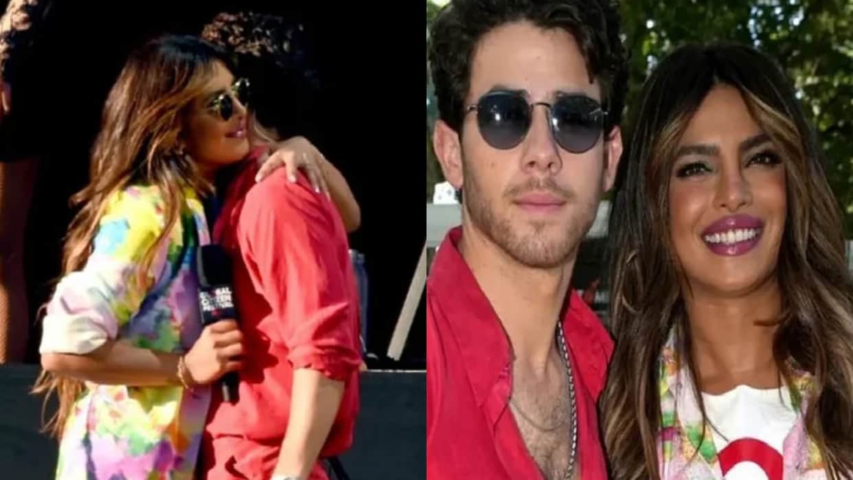 Priyanka Chopra and Nick Jonas romantic video from global citizen live event getting viral on social media