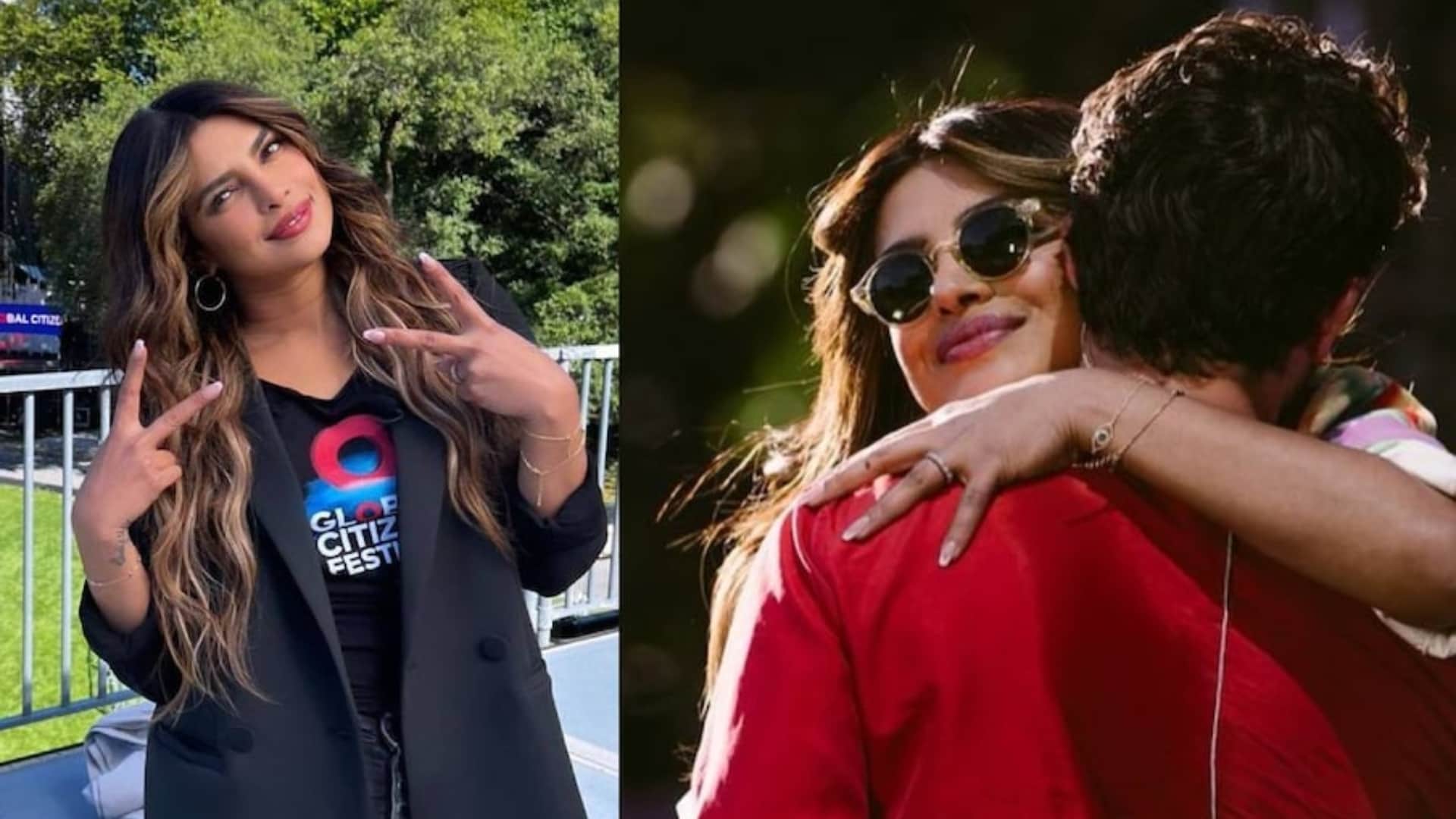Priyanka Chopra and Nick Jonas romantic video from global citizen live event getting viral on social media