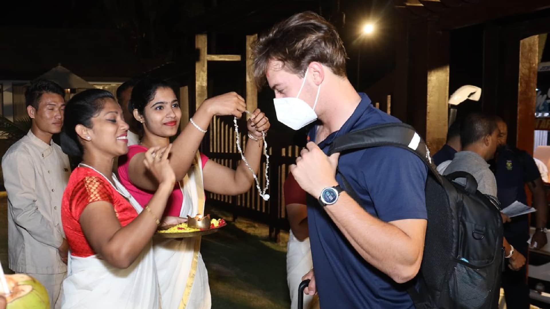 South Africa cricket team reaches india for ODI and T20 Series