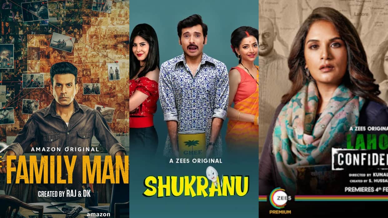 Suspense thriller Comedy Romance Web Series the Family Man broken but beautiful hello 3 on OTT Platform