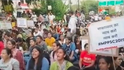 MP News: Youth clamored for jobs in Indore, came out on the streets carrying the tiranga