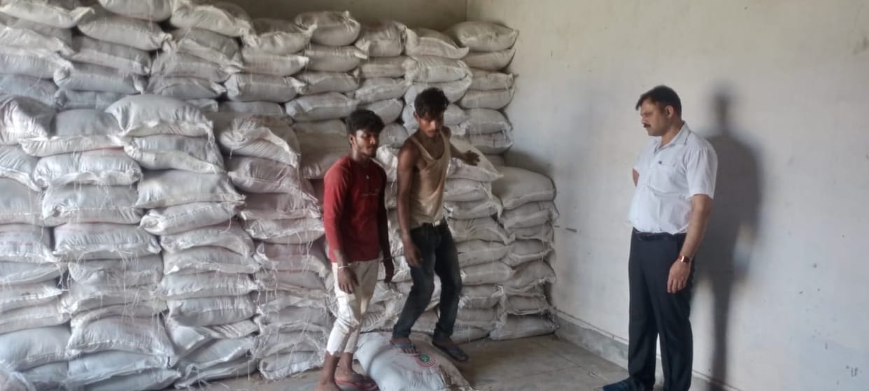 158 metric tons of gypsum found for potato and mustard crops