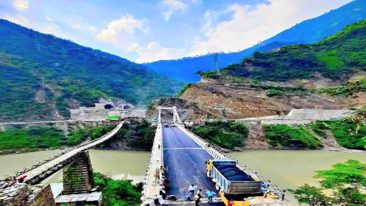 Himachal's first cable bridge dedicated to the public in mandi