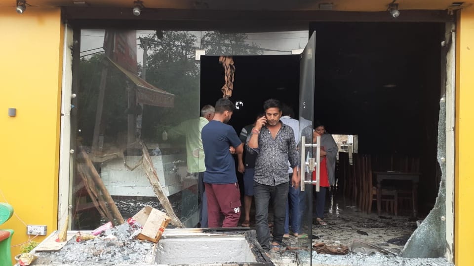 Fire Broke out in Thali Restaurant of Tohana