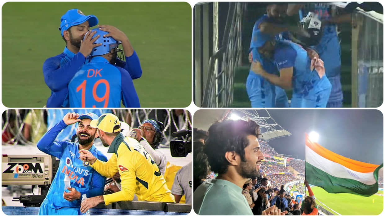 IND vs AUS 3rd T20 Match Eye Catching Photos And Moments From Hyderabad Rajiv Gandhi Stadium