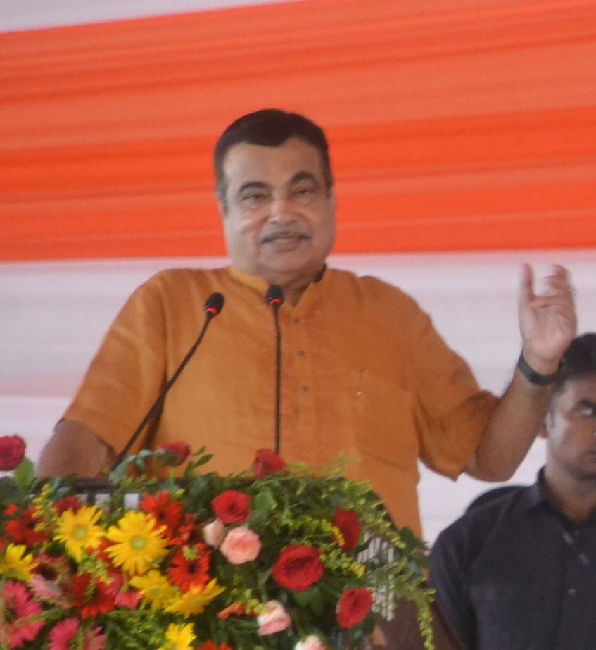 Kanpur Dehat: Union Minister Gadkari said in Kanchausi, farmer will become energy provider with Annadata