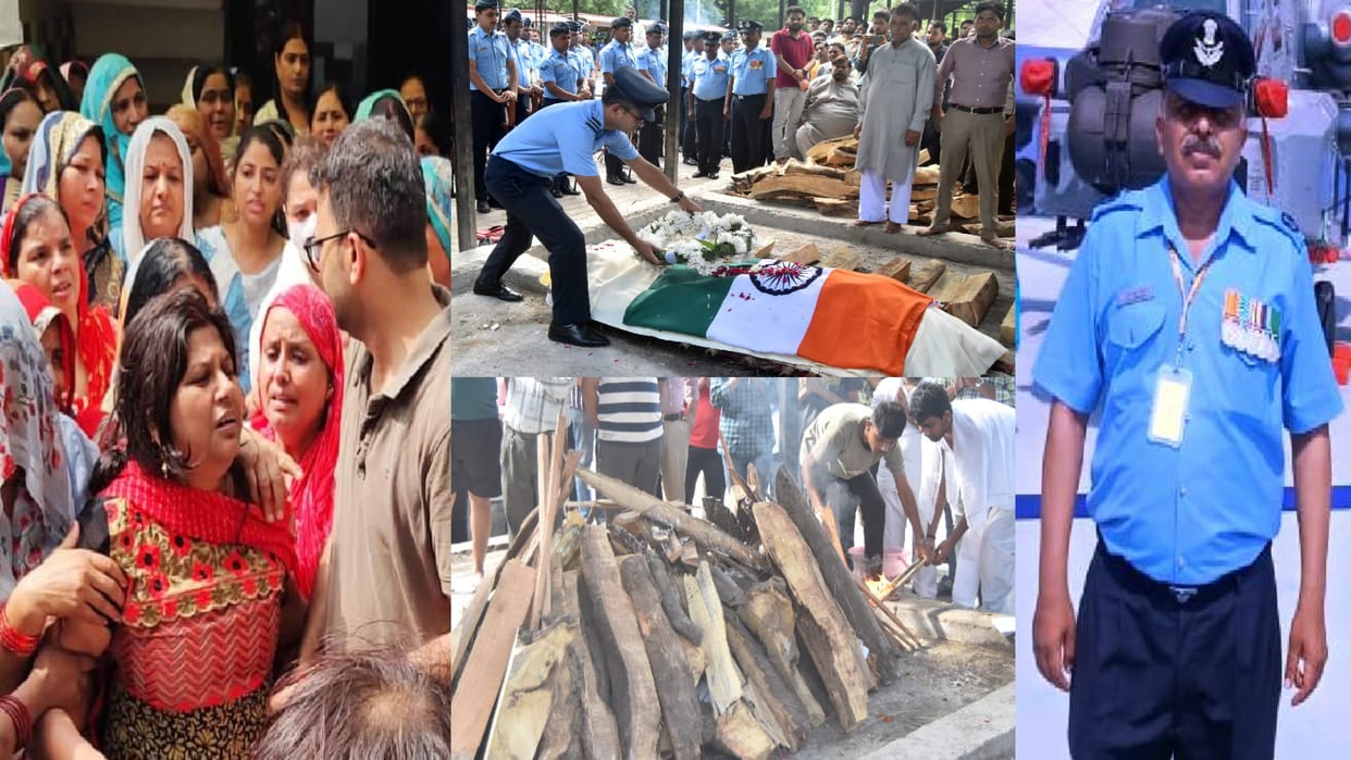 Meerut: There is mourning in the family after death of Air Force officer Sushil Kumar Sharma