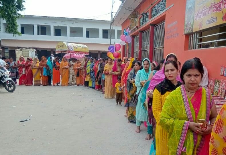 On the first day of Shardiya Navratri, shouts resonated in the Shaktipeeths