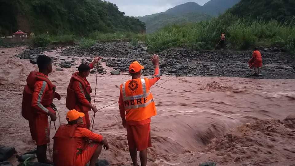 NDRF rescues youth trapped in Kaushalya river in Haryana