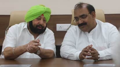 Capt Amarinder Singh arrives at BJP office in Chandigarh today