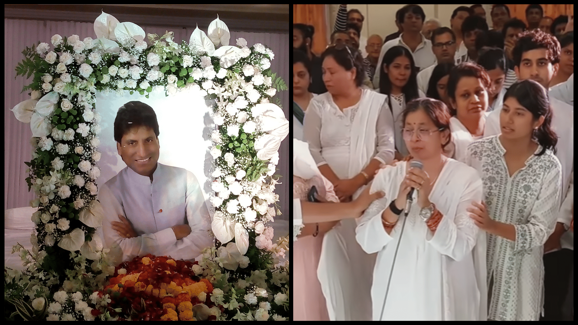 bharti singh breaks into tears after she met raju srivastav family emotional video gets viral on internet