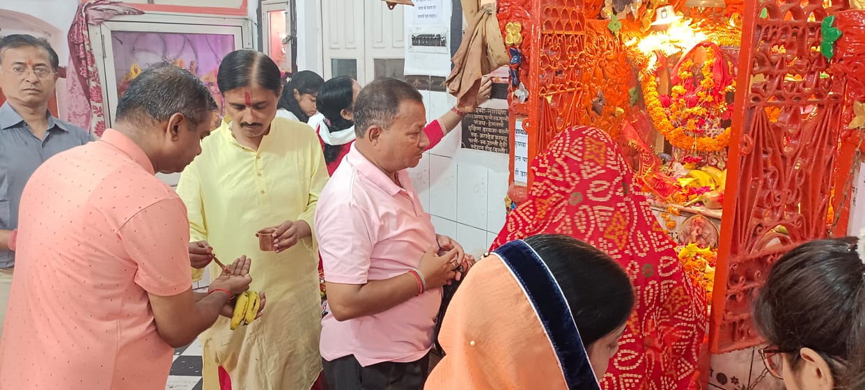 Navratri: Mother's court decorated, cheers echoed
