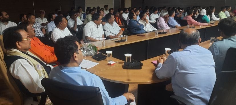 Central State Minister Ajay Bhatt in Us Nagar