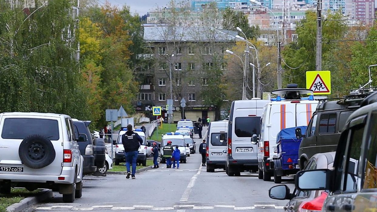Shots fired at school in central Russia reports news agency