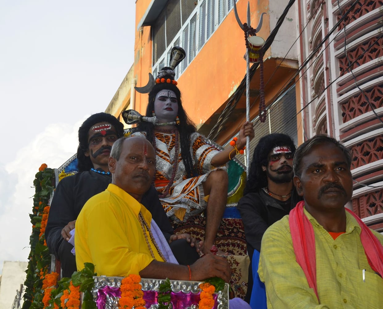 Shiv marriage procession taken out in the city