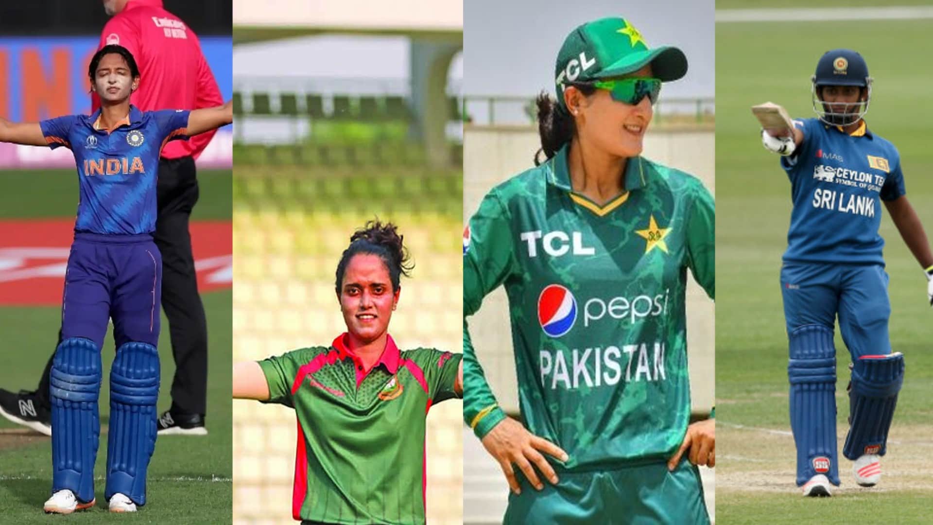 Women's asia Cup All seven teams Squad from India to pakistan and Bangladesh