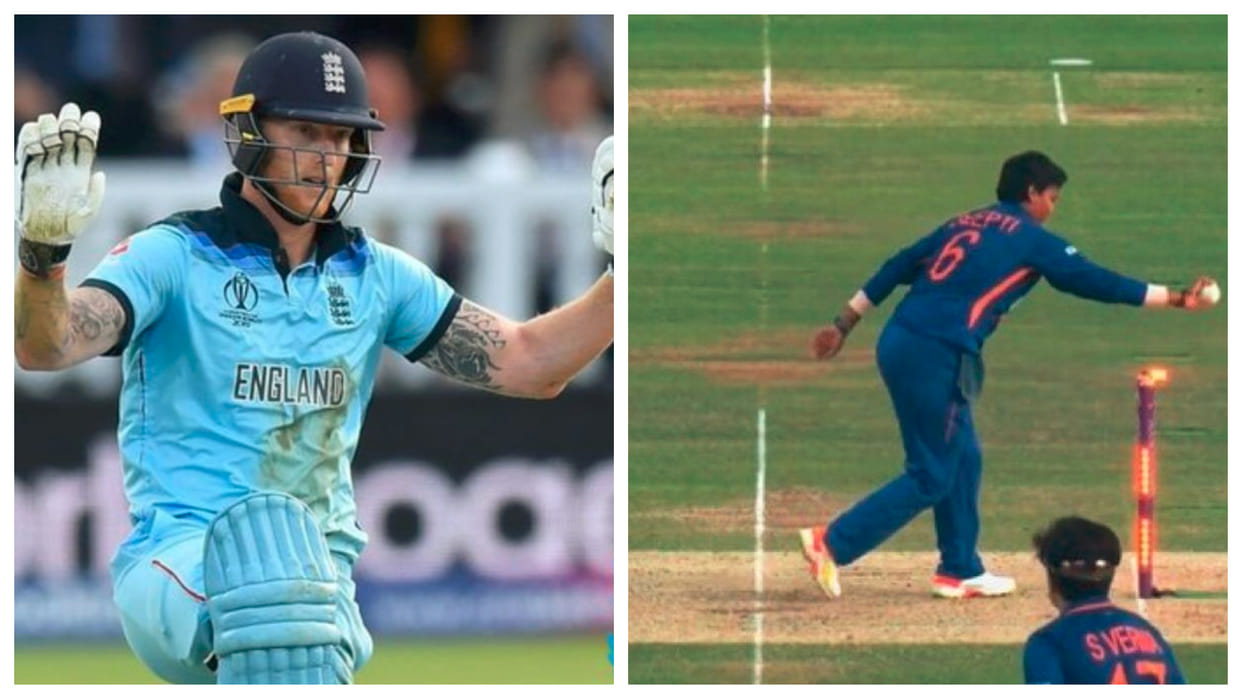 England Test captain Ben Stokes Jumped in Deepti Sharma charlotte dean Mankading controversy