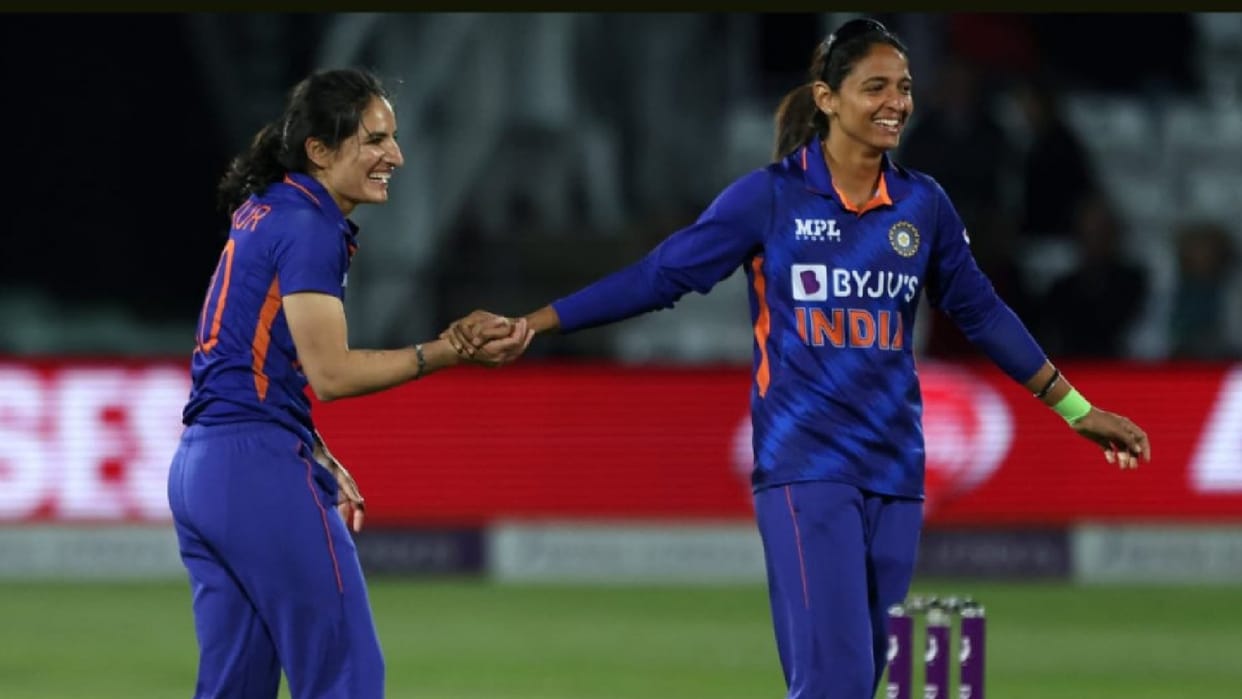 Harmanpreet Kaur gains four spot in ICC Rankings reaches top five renuka singh gains 35 spots
