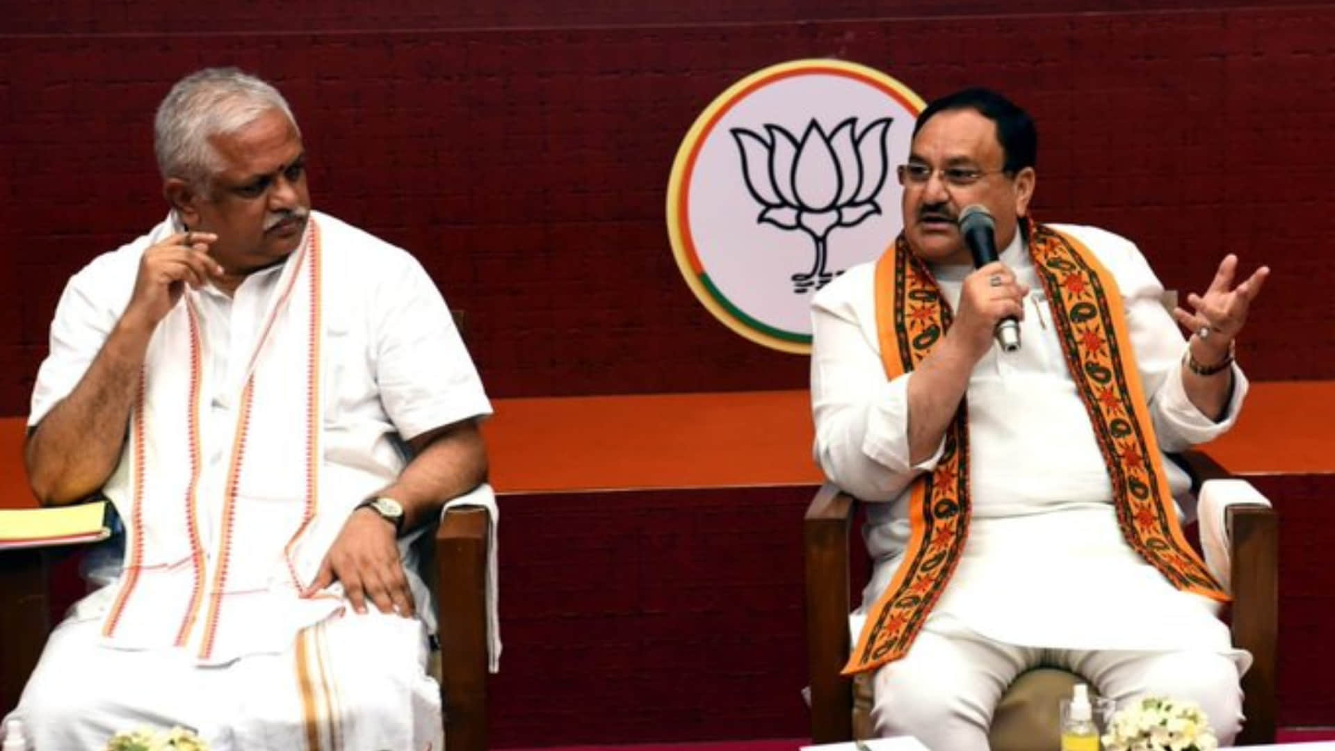 BJP president JP Nadda held a meeting with partys state in charges prepare for 2024 general elections