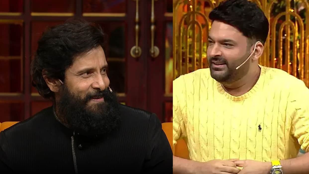 actor vikram trisha krishnan along with ponniyan selvan team in the kapil sharma show watch video