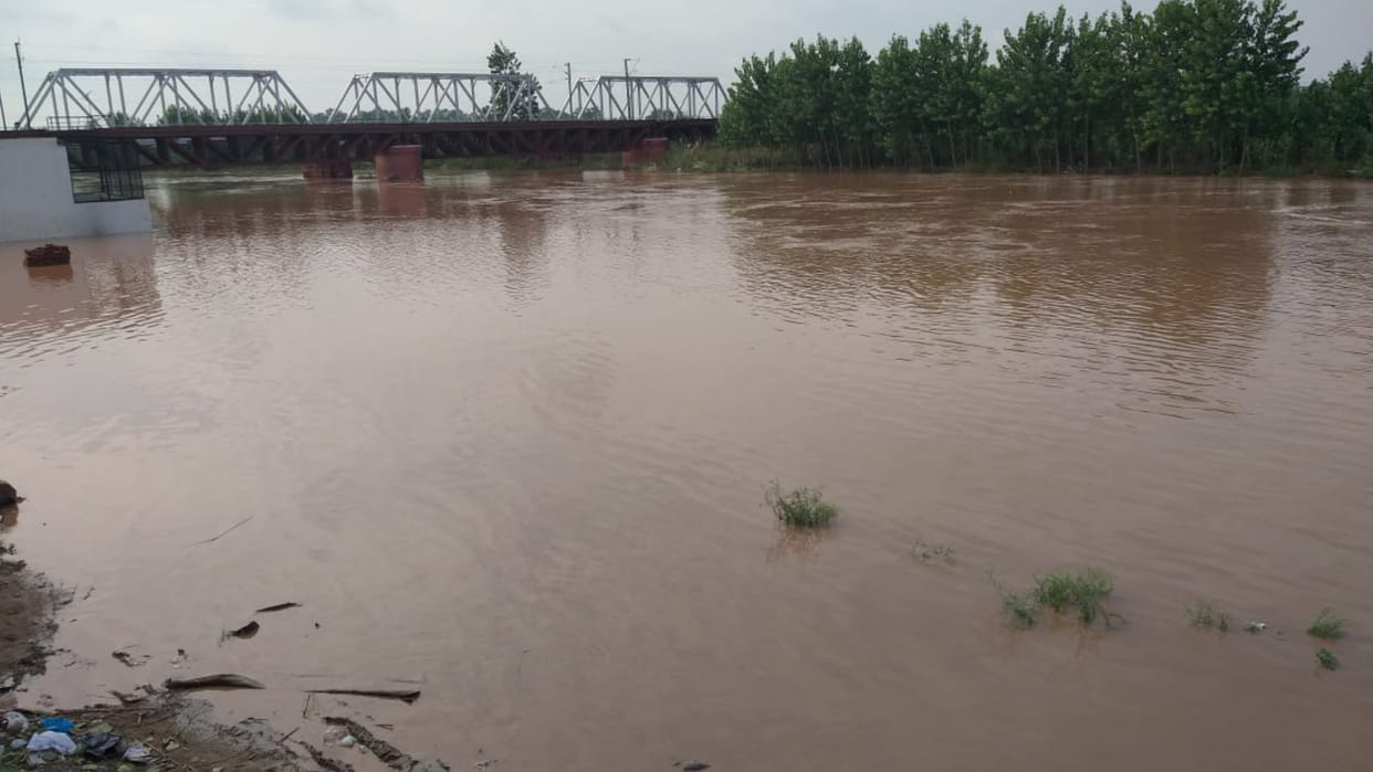Water level of Markanda River reached 19 thousand 633 cusecs