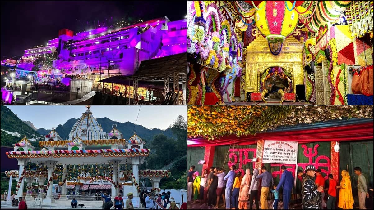 Navratri festival begins in mata vaishno devi temple Katra photos
