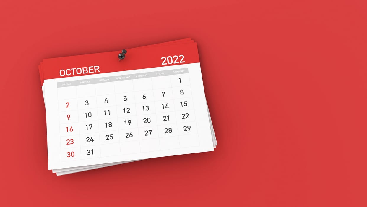 Bank holidays in october 2022 see the full list