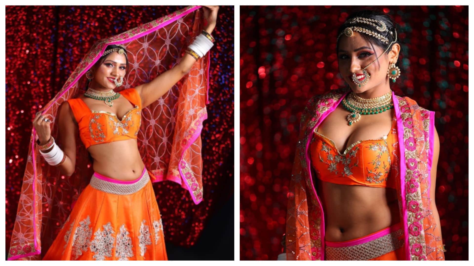 Bhojpuri Actress Shweta Sharma also as Popular as Urfi Javed see her Bold and Hot Photos Viral on Social media