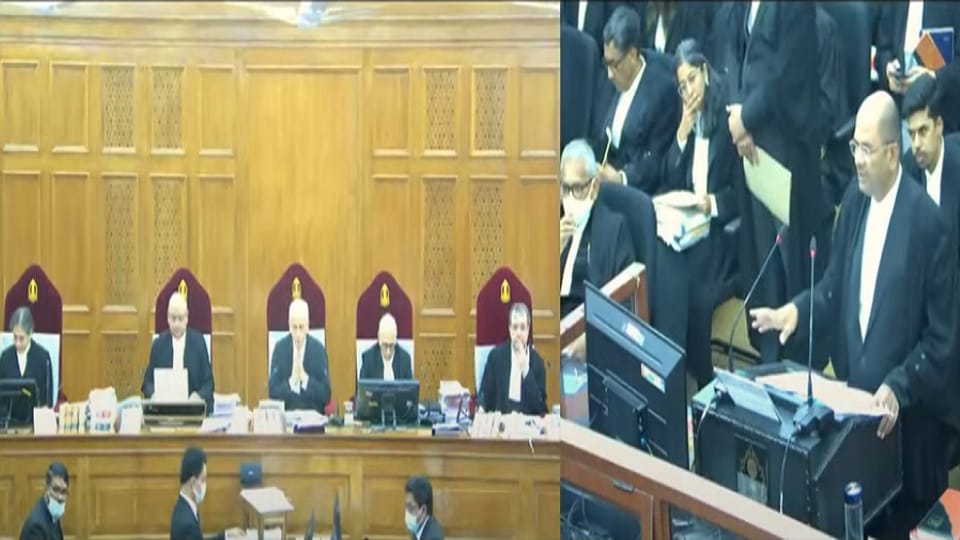 For the first time, the Constitution Bench of the Supreme Court live streaming three hearings for the public