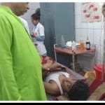 चंदौली अस्पताल में पहुंचे बच्चे