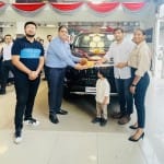 Geeta Phogat taking delivery of Mahindra Scorpio-N