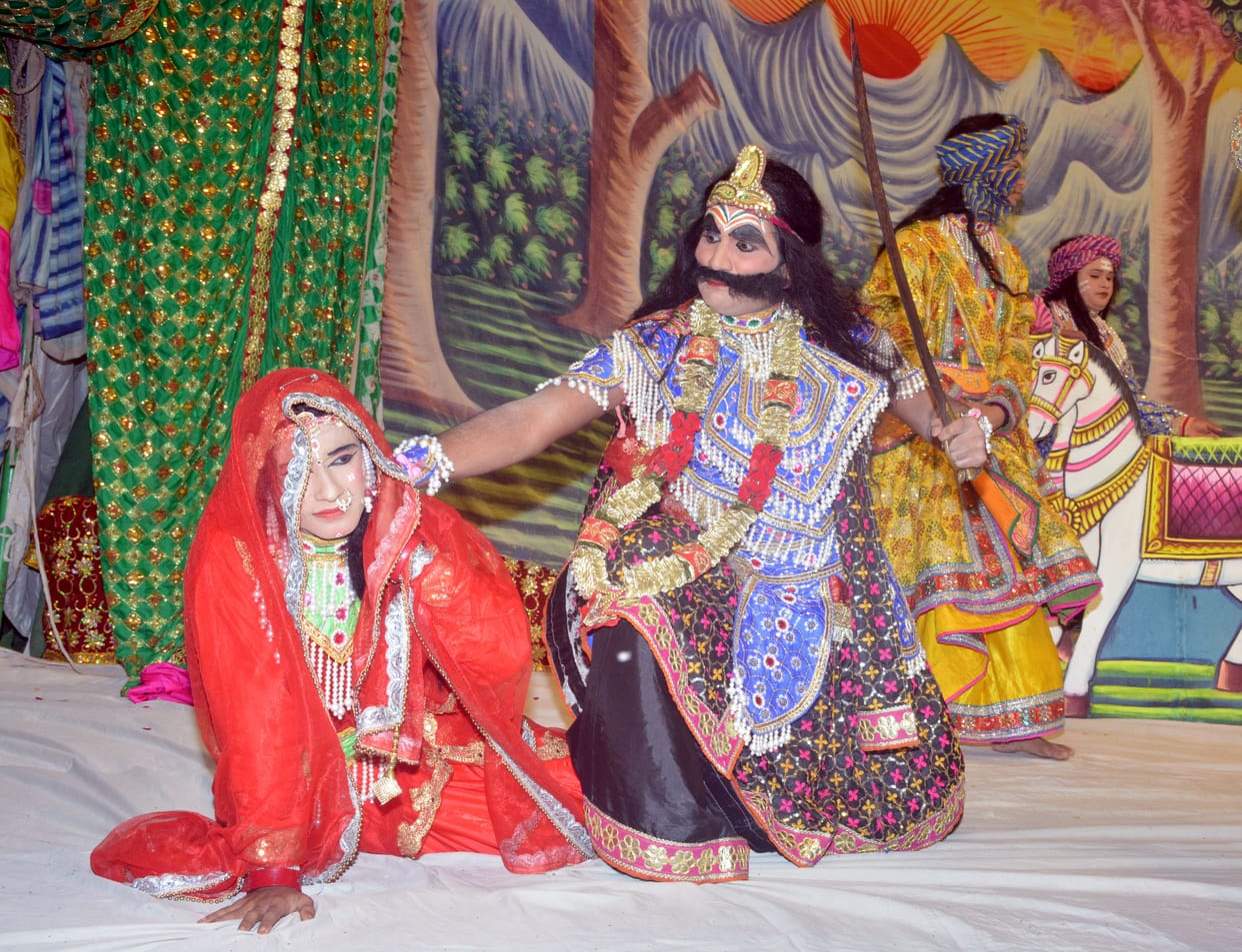 Emotional staging of Saligram Tulsi Vivah Leela in Shri Krishna Leela