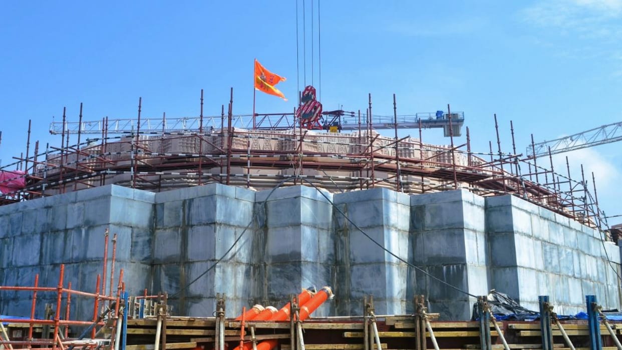 Ayodhya Ram Temple Construction 45% Percent Completed See Photos Shared by Trust