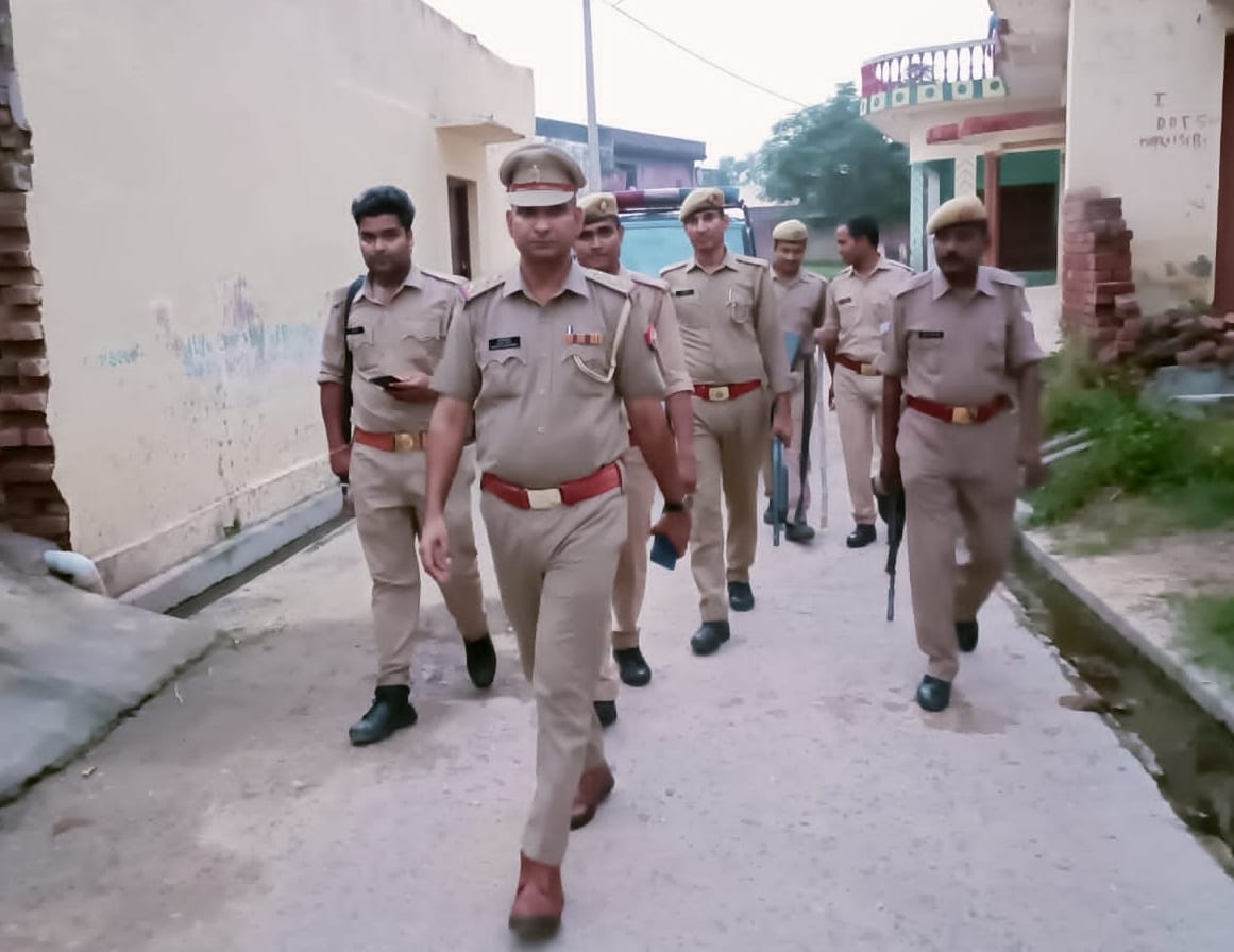 Strict police guard in Aditya's village Rana Nangla