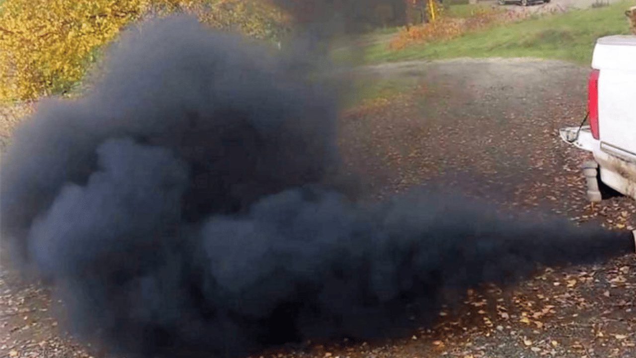 Be careful if the black smoke emits from the car silencer, otherwise it may cost big