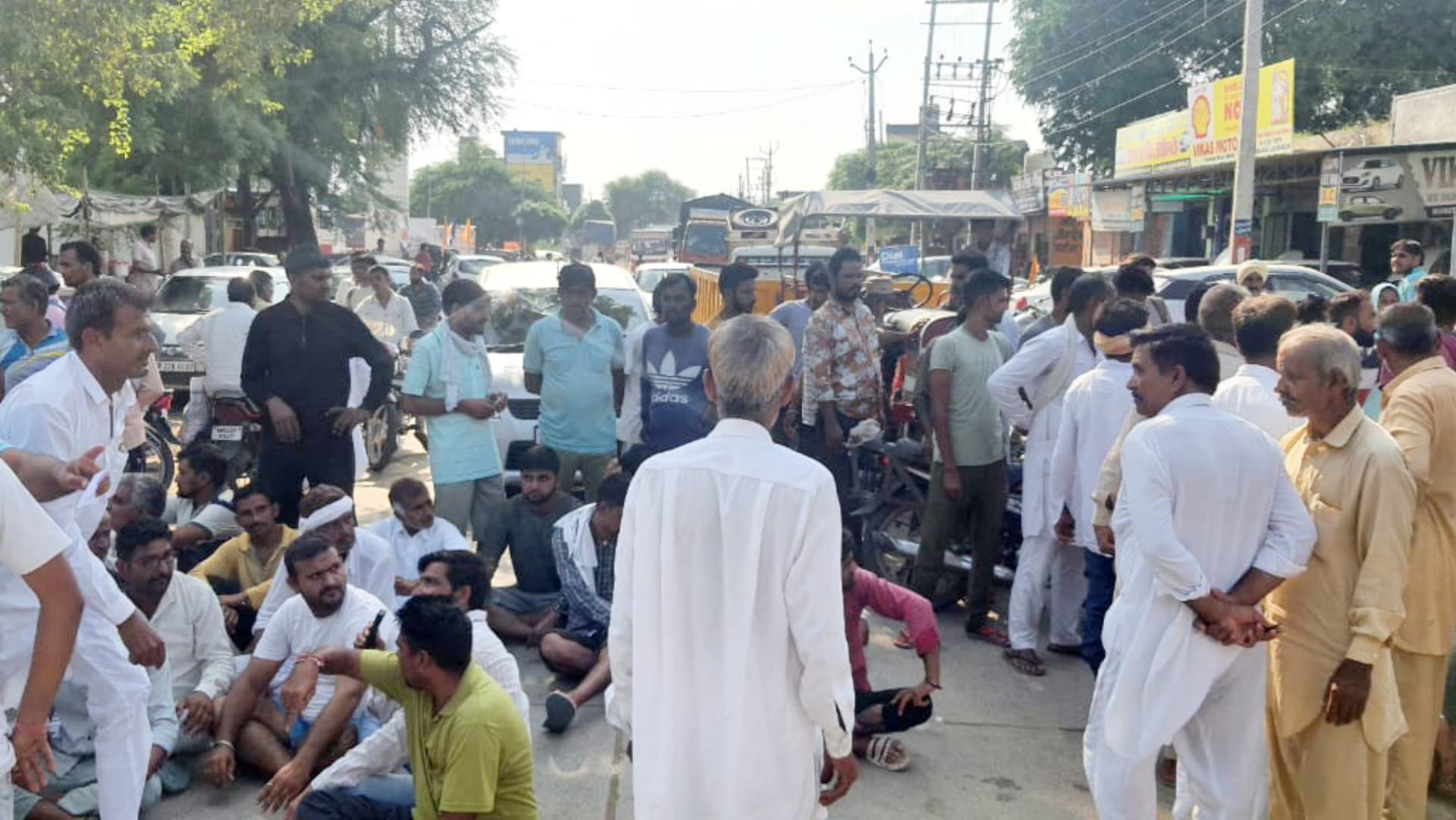 Hundreds of families left home in Bhuna due to waterlogging after rain