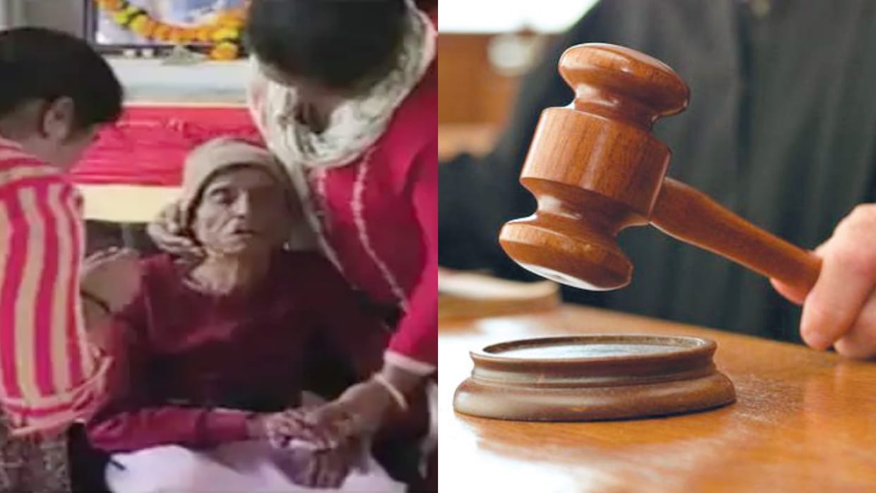 Grandson brought home 100 years old grandmother Son fought a legal battle to free his mother