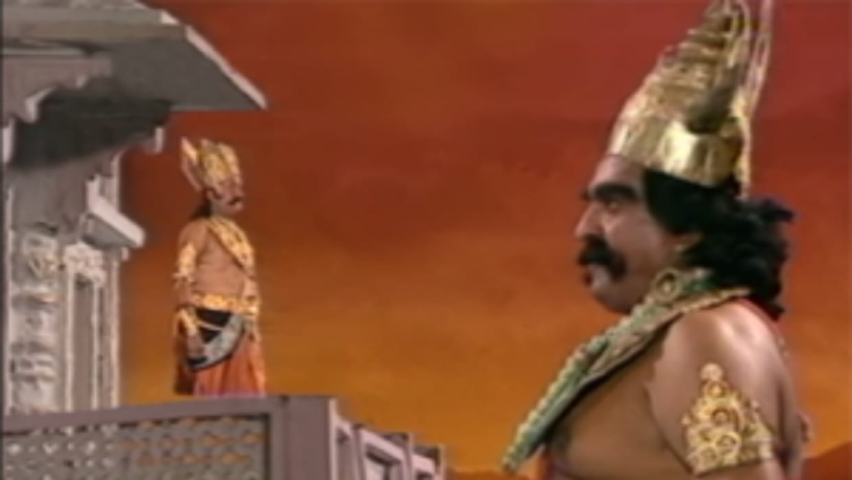 Earth trembled due to Ravana's tyranny