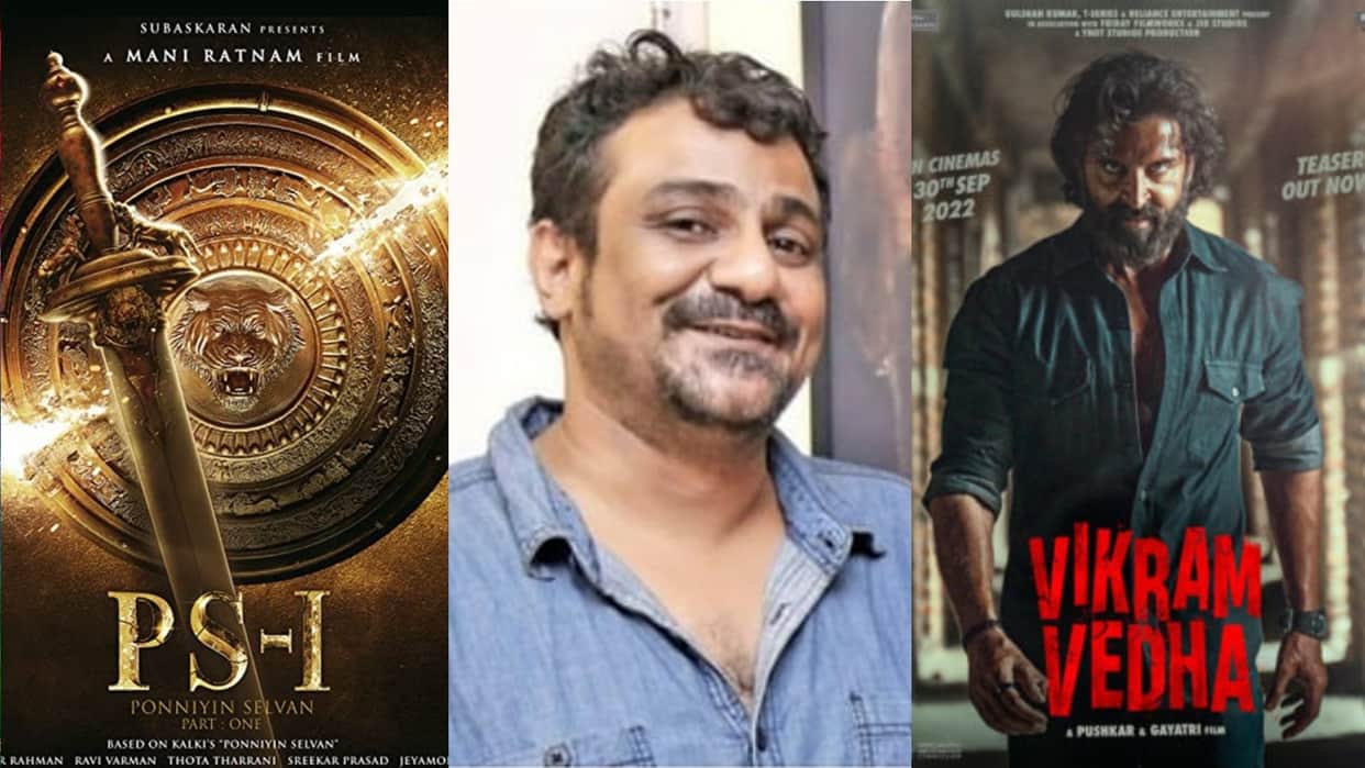 Hrithik Roshan saif ali khan starrer vikram vedha director pushkar says you can not beat ponniyin selvan