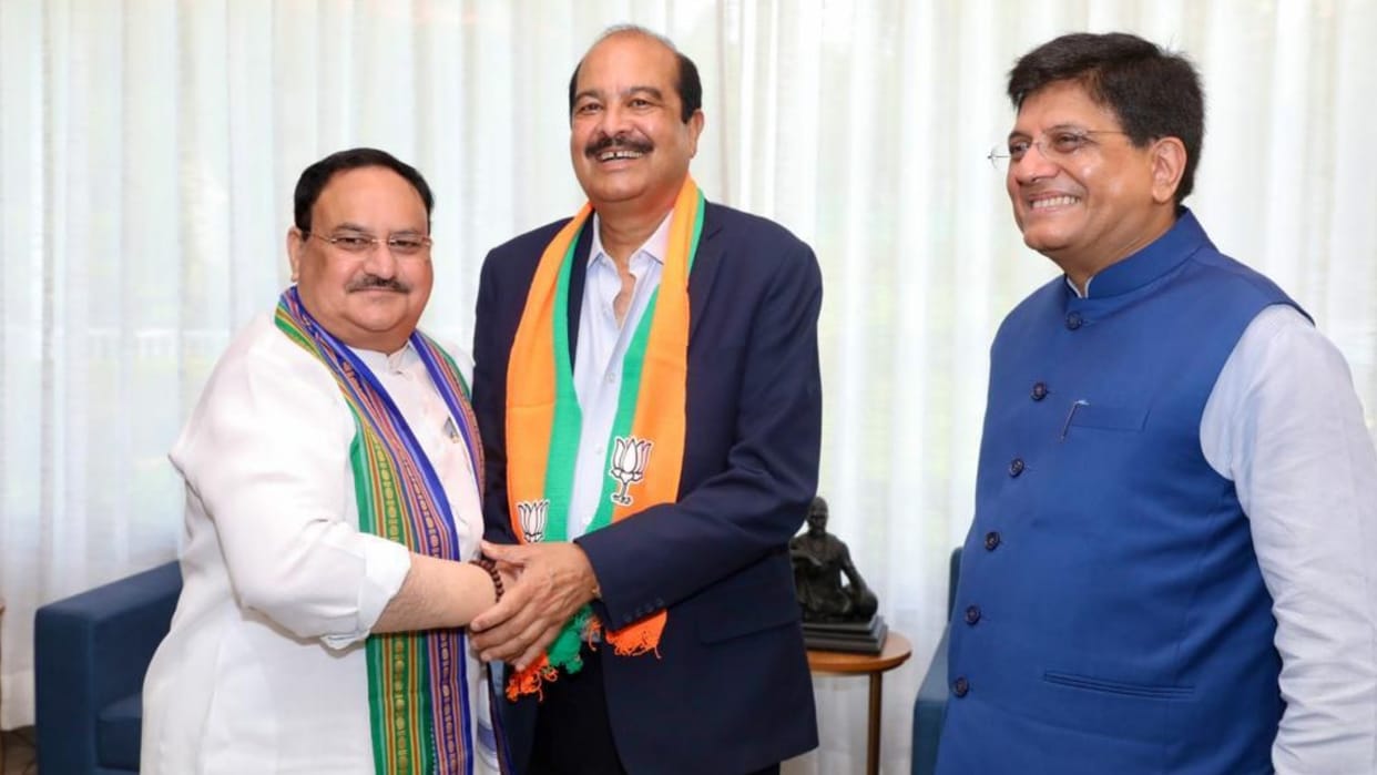 Himachal Congress karyakari adhyaksh Harsh Mahajan join BJP in Delhi
