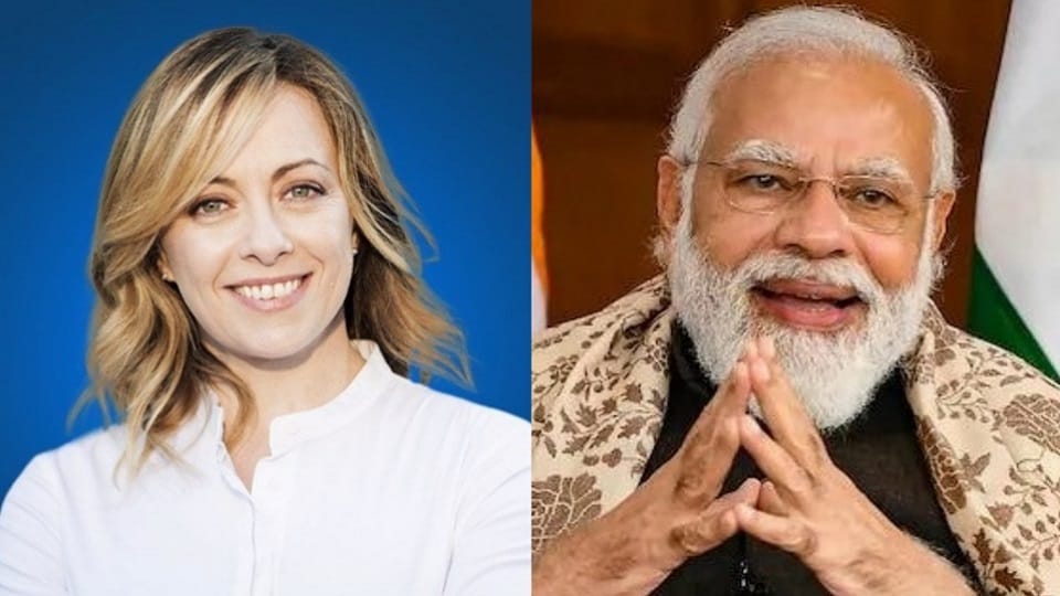 PM Modi congratulates Italian leader Giorgia Meloni on her victory in polls