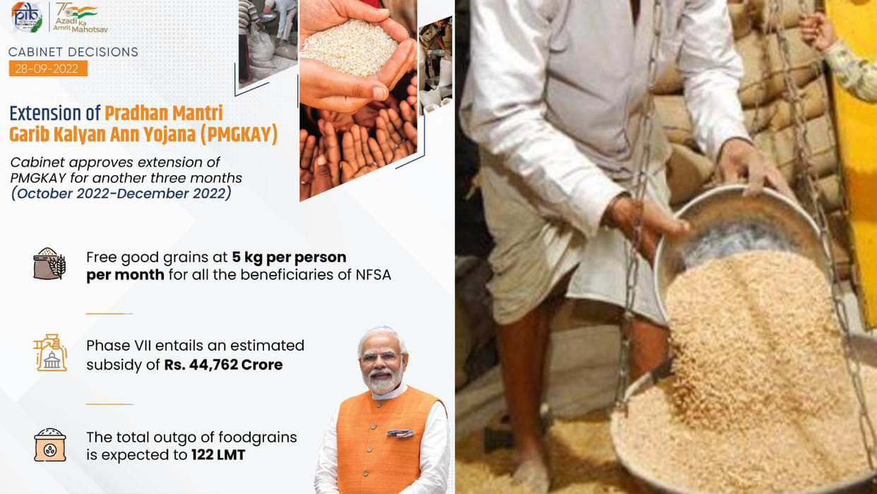 PMGKAY Extension: Government extended the free ration scheme till December, know what is the reason?