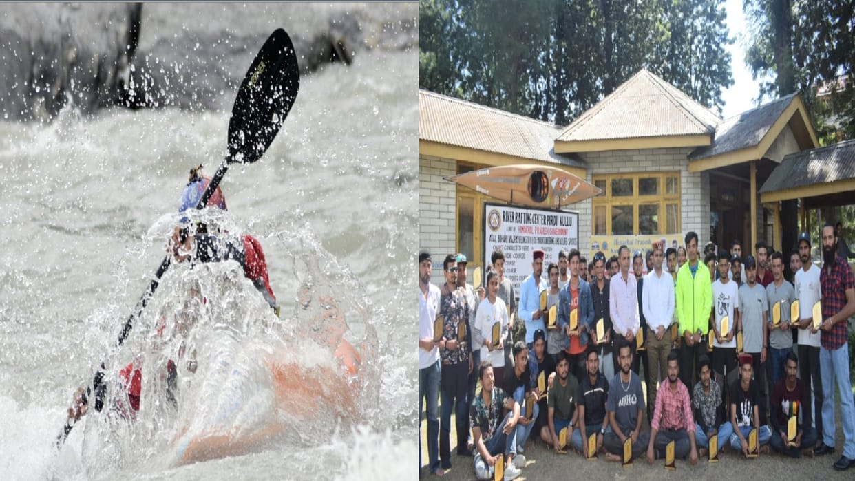 River Rafting, 84 youth learned the tricks of river rafting in Pirdi