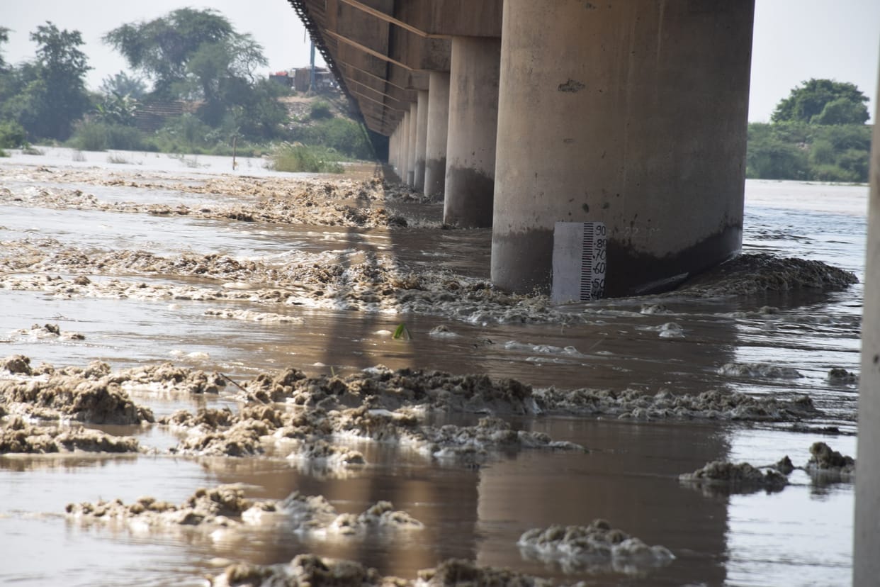 Yamuna in spate, burial site in Ninana submerged in water, crops submerged