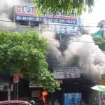ग्लोबल एकेडमी कोचिंग में लगी आग