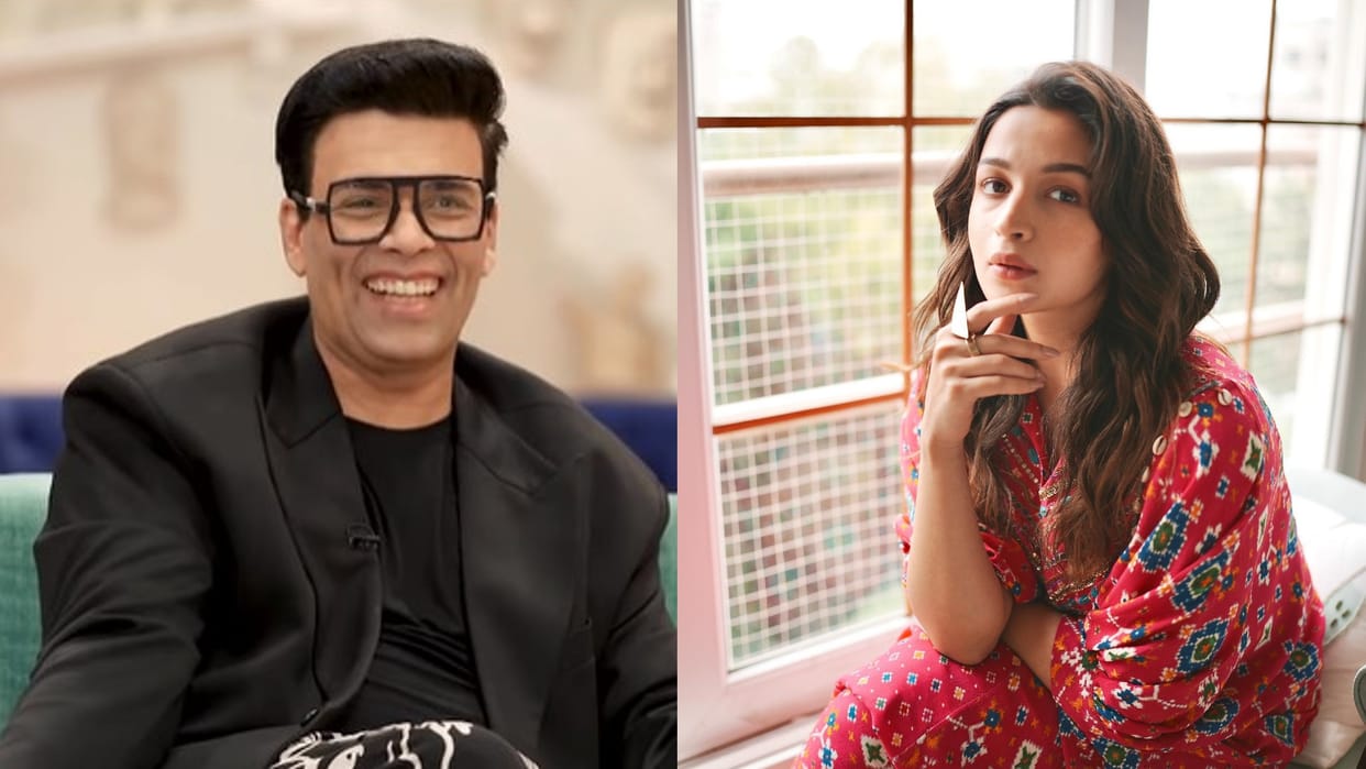 Koffee With Karan 7 Will Karan Johar launch Alia Bhatt child in Bollywood too know here