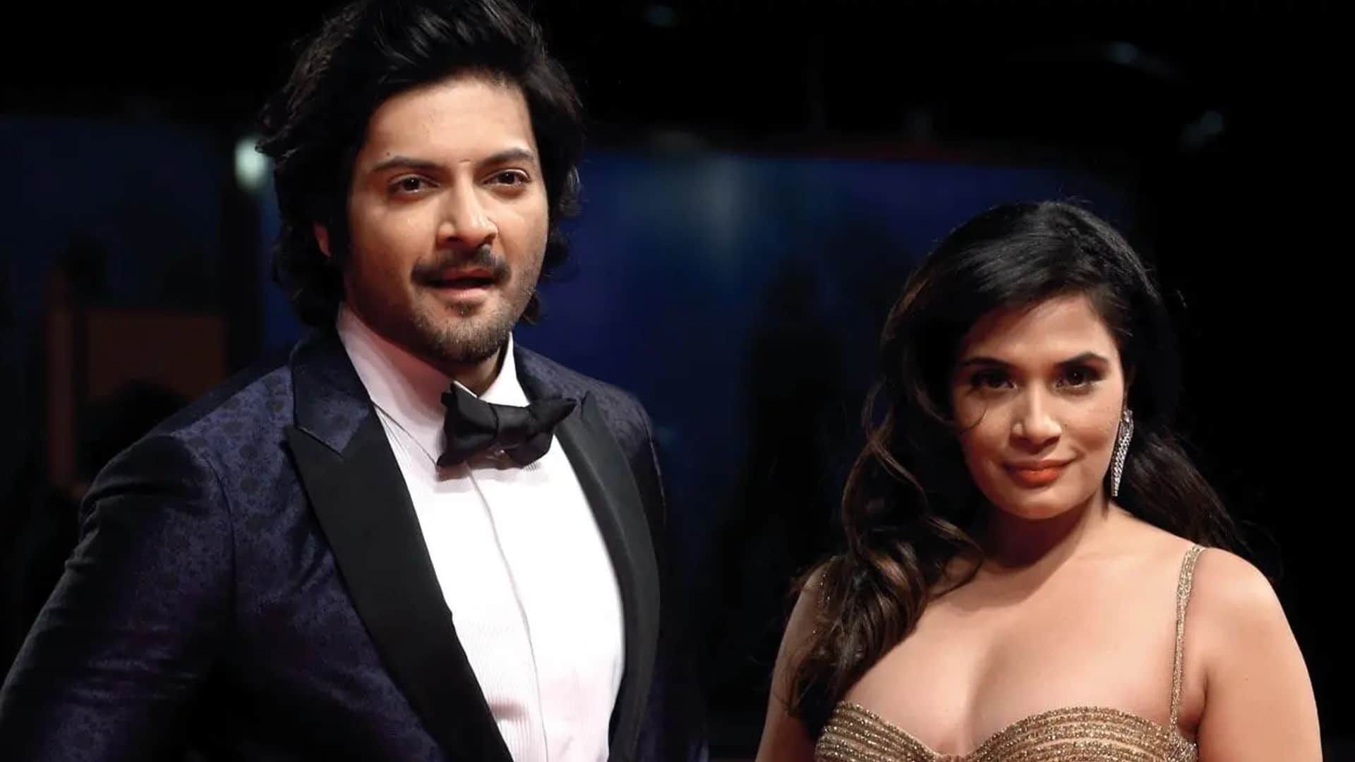 richa chadha ali fazal wedding couple pre wedding function photos see here