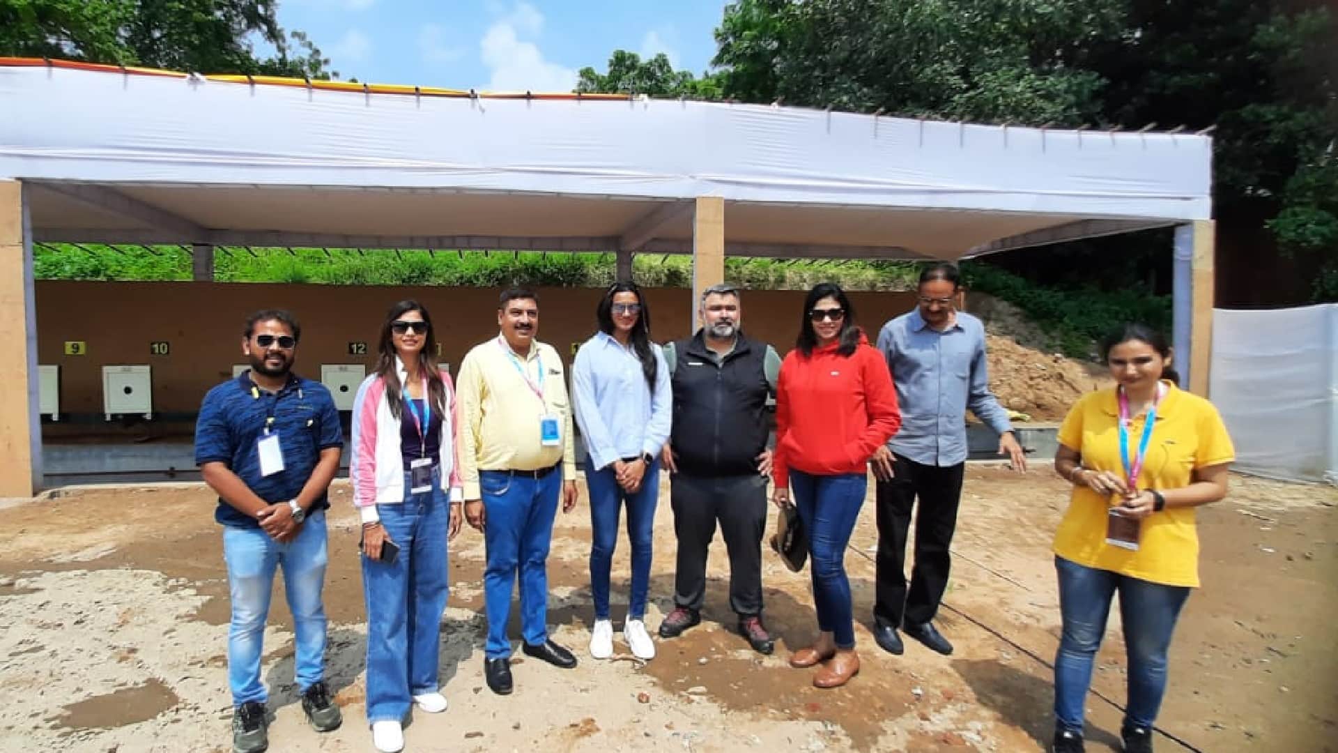 Anju Bobby George and PV Sindhu attended the National Games Opening Ceremony
