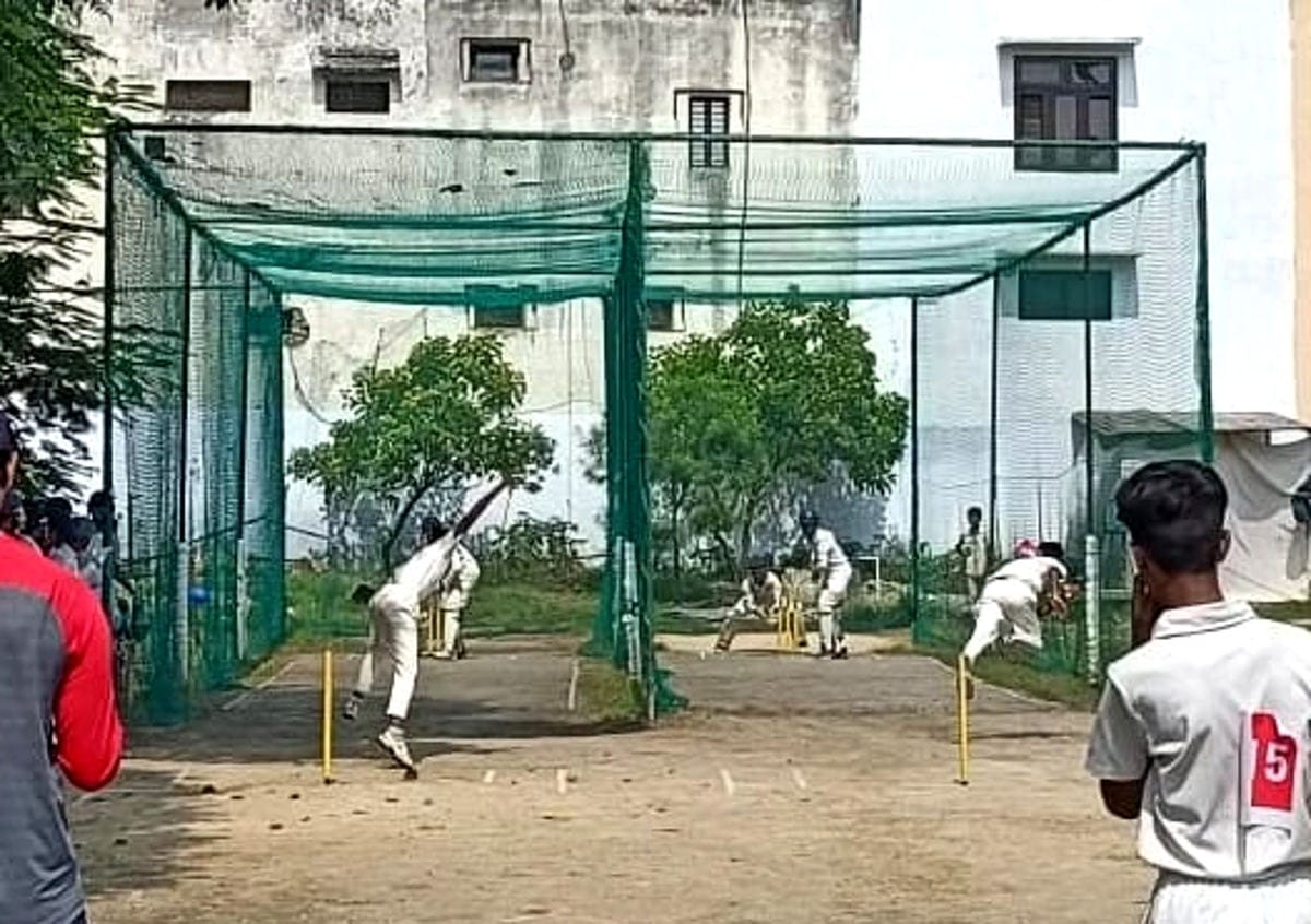 Players shed sweat in Under-14 cricket trials
