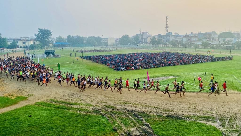 Agniveer of Moradabad and Amroha ran for Agneepath